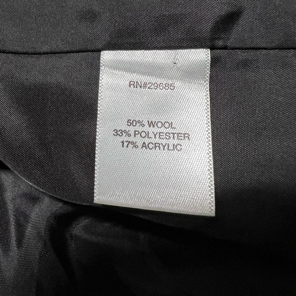 Pendleton Wool Blend Black/White Buffalo Plaid Blazer Suit Jacket Large Petite - Picture 8 of 9